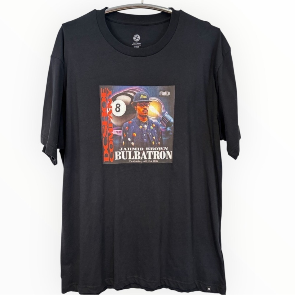 NWOT DC Shoes Jahmir Brown “Bulbatron” Pen & Pixel Design T-Shirt Size XXL